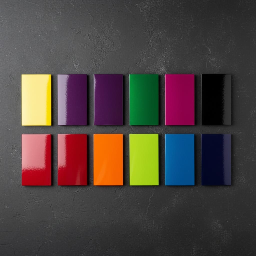 Глянцевая порошковая краска для металла по каталогу RAL