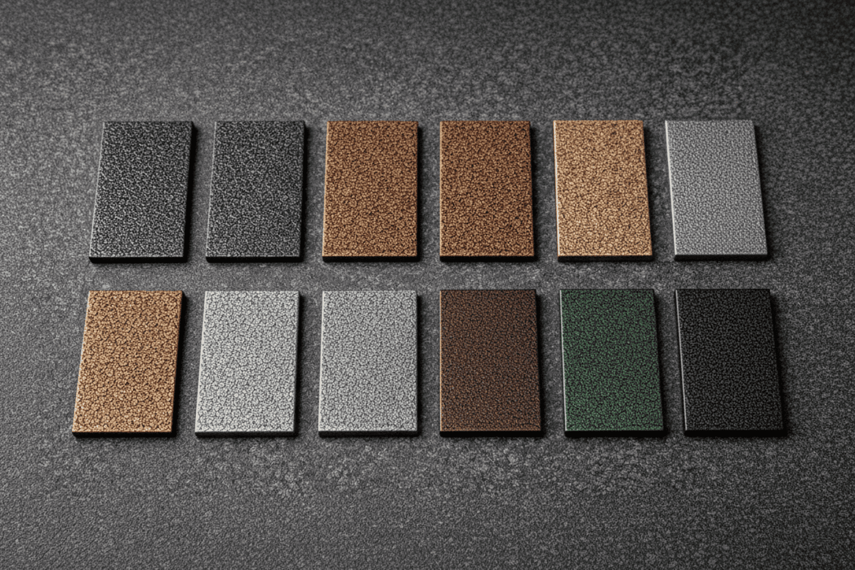 Молотковая порошковая краска Hammerton с эффектом чеканки