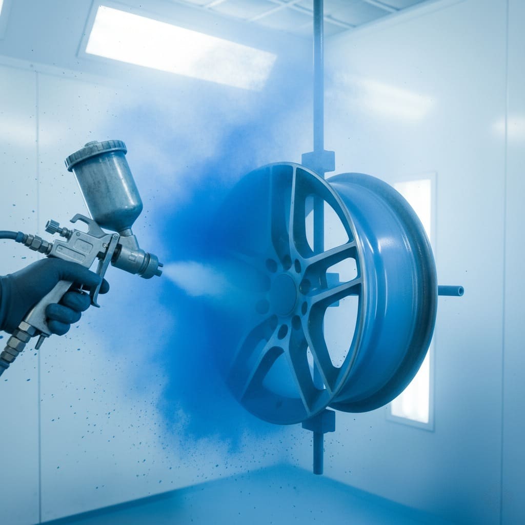 Металлическое покрытие для автомобильных дисков